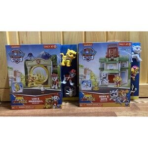 2x PAW PATROL Cat Pack Leo & Marshall + Rory & Skye Rescue Sets Target Exclusive